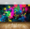 Avikalp Exclusive Awi4176 Colorful Paint Splatter Full HD Wallpapers for Living room, Hall, Kids Roo