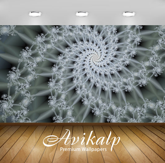 Avikalp Exclusive Awi4336 Fractal Abyss Full HD Wallpapers for Living room, Hall, Kids Room, Kitchen