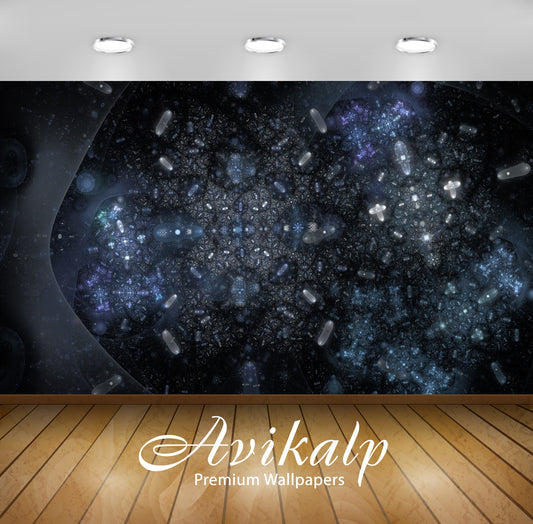 Avikalp Exclusive Awi4339 Fractal Amoebas Full HD Wallpapers for Living room, Hall, Kids Room, Kitch