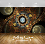 Avikalp Exclusive Awi4383 Fractal Orbs Full HD Wallpapers for Living room, Hall, Kids Room, Kitchen,