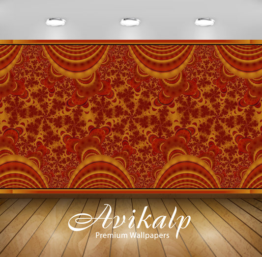 Avikalp Exclusive Awi4388 Fractal Pattern Full HD Wallpapers for Living room, Hall, Kids Room, Kitch