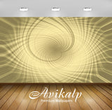 Avikalp Exclusive Awi4442 Golden Curves Full HD Wallpapers for Living room, Hall, Kids Room, Kitchen