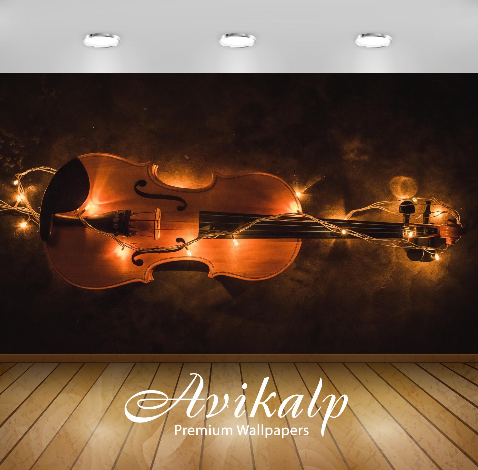 Avikalp Exclusive Awi4736 Violin Music Instrument Song Full HD Wallpapers for Living room, Hall, Kid