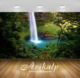 Avikalp Exclusive Awi4750 Bridal Veil Fall Waterfall Nature Mountain Full HD Wallpapers for Living r