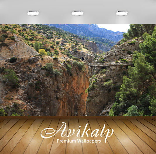 Avikalp Exclusive Awi5293 Caminito Del Rey Nature Full HD Wallpapers for Living room, Hall, Kids Roo