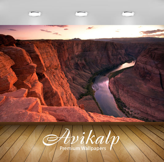 Avikalp Exclusive Awi5347 Colorado River Nature Full HD Wallpapers for Living room, Hall, Kids Room,