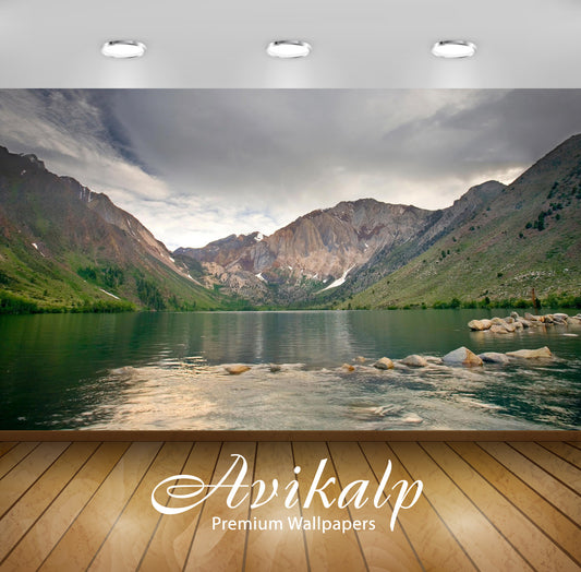 Avikalp Exclusive Awi5351 Convict Lake Nature Full HD Wallpapers for Living room, Hall, Kids Room, K