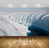 Avikalp Exclusive Awi5635 Ice Sheet Nature Full HD Wallpapers for Living room, Hall, Kids Room, Kitc