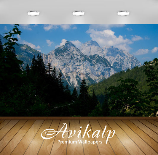 Avikalp Exclusive Awi5665 Karwendel Nature Full HD Wallpapers for Living room, Hall, Kids Room, Kitc