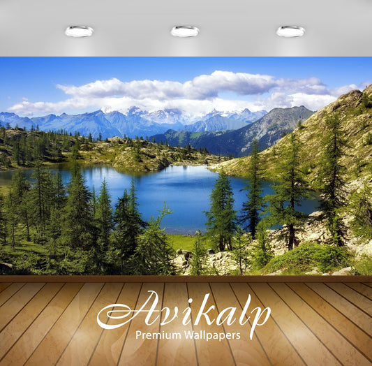 Avikalp Exclusive Awi5684 Lago Bianco Switzerland Nature Full HD Wallpapers for Living room, Hall, K