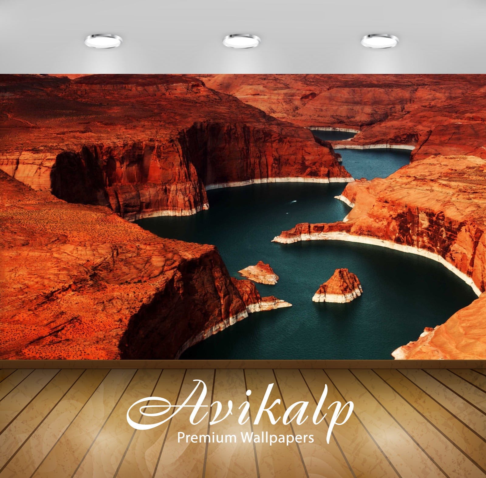 Avikalp Exclusive Awi5697 Lake Powell Reservoir On The Colorado River Nature Full HD Wallpapers for