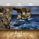 Avikalp Exclusive Awi5718 Limestone Natural Arch On Gozo Nature Full HD Wallpapers for Living room,