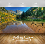 Avikalp Exclusive Awi5738 Maroon Bells Reflected In The Clear Lake Nature Full HD Wallpapers for Liv