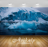 Avikalp Exclusive Awi5746 Melting Glacier Nature Full HD Wallpapers for Living room, Hall, Kids Room