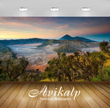 Avikalp Exclusive Awi5786 Mount Bromo Nature Full HD Wallpapers for Living room, Hall, Kids Room, Ki