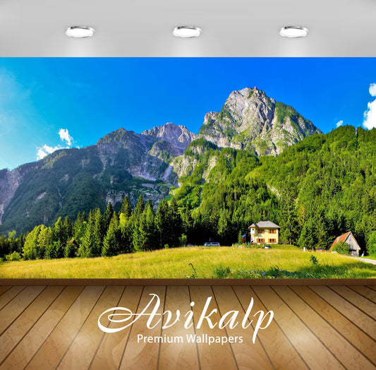 Avikalp Exclusive Awi6197 Slovenia Mountains Nature Full HD Wallpapers for Living room, Hall, Kids R