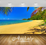 Avikalp Exclusive Awi6977 Golden Sands Beach Nature HD Wallpaper