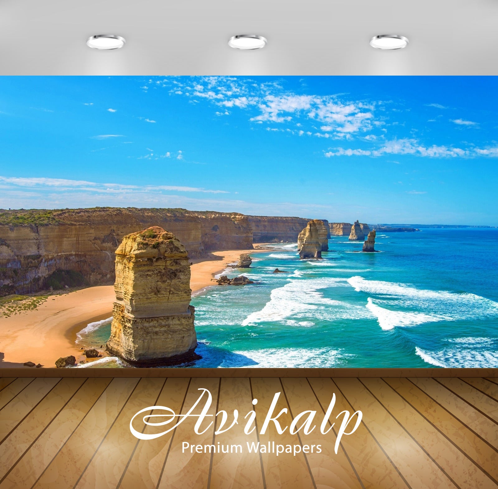 Avikalp Exclusive Awi7335 The Twelve Apostles Stack In Victoria Nature HD Wallpaper