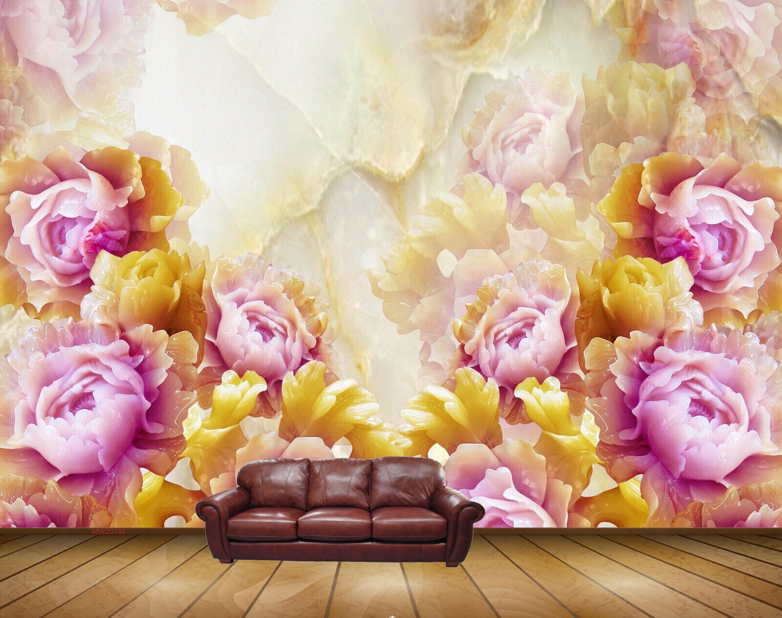 Mystic Walls MWZ1888 Pink Rose Flowers HD 3D Wallpaper for Bedroom Hall4  ft x 3 ft  122 cm x 91 cm  Amazonin Home Improvement