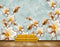Avikalp MWZ0754 White Gold Flowers HD Wallpaper