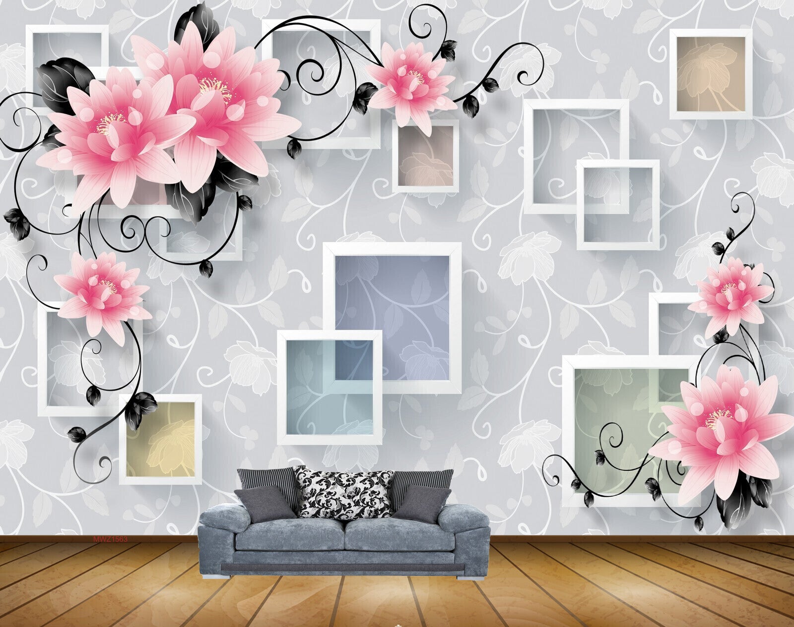 Seamless Marble Tiles – custom wallpaper – Photowall