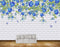 Avikalp MWZ1818 Purple Flowers Leaves Butterflies HD Wallpaper