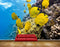 Avikalp MWZ2179 Sea Yellow Fishes Stones Underwater Water Ocean HD Wallpaper