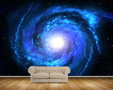 Avikalp MWZ2211 Blue Black Galaxy Space Sun HD Wallpaper