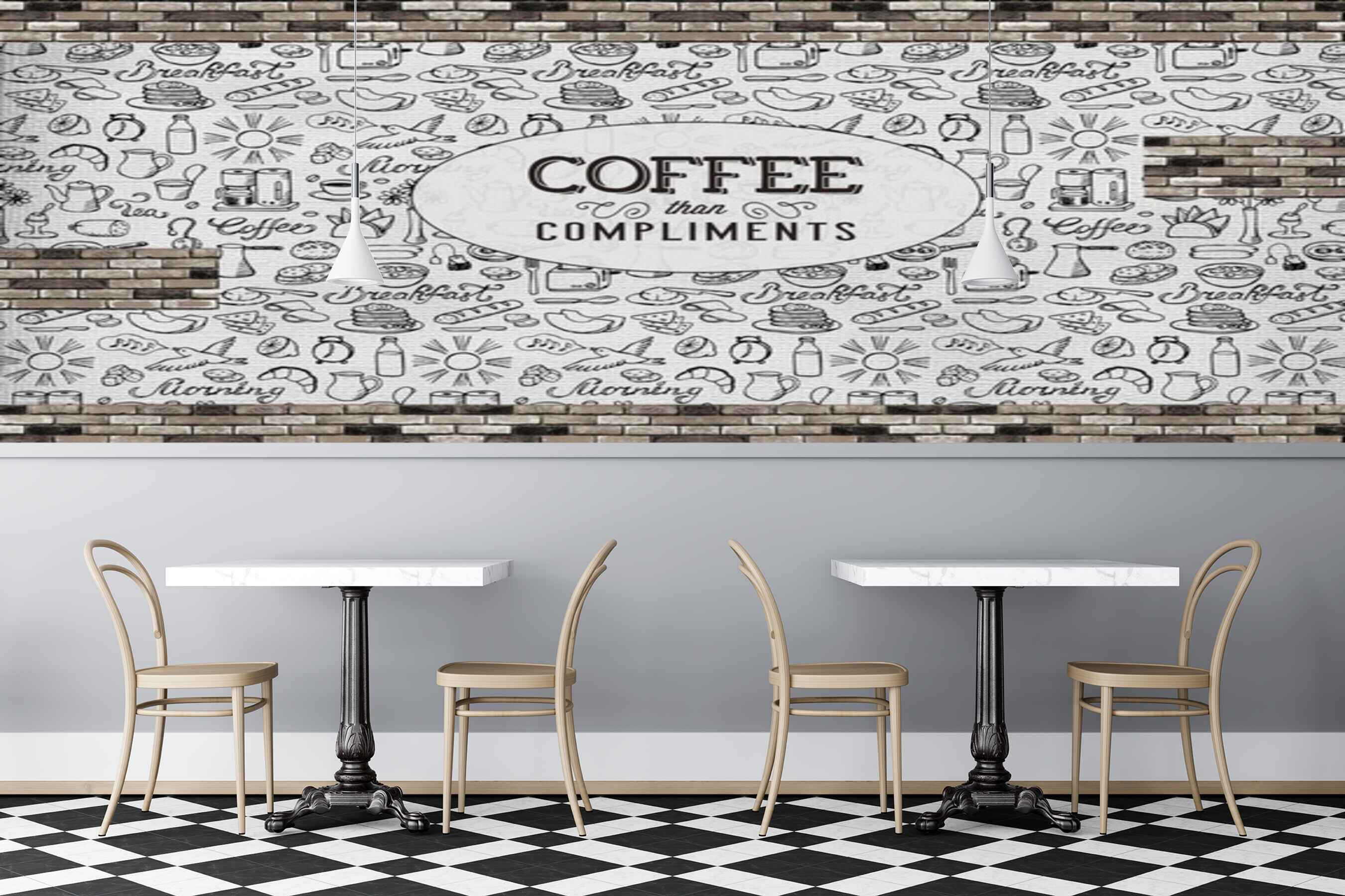 Paris Street Cafe – Print A Wallpaper