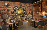 Avikalp MWZ3015 Clock Music Architect HD Wallpaper for Cafe Restaurant