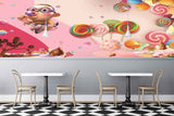 Avikalp MWZ3033 Lolli Pops Ice Creams Candies HD Wallpaper for Cafe Restaurant