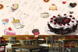 Avikalp MWZ3052 Chocolate Cakes Coffee Cup Cakes Candies HD Wallpaper for Cafe Restaurant