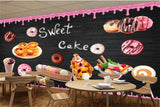 Avikalp MWZ3066 Sweets Caks Lollipops drinks Candies HD Wallpaper for Cafe Restaurant