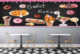 Avikalp MWZ3066 Sweets Caks Lollipops drinks Candies HD Wallpaper for Cafe Restaurant