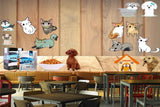 Avikalp MWZ3121 Pets Cats Kennel Food Pedigree HD Wallpaper for Cafe Restaurant