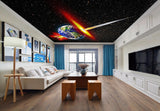 Avikalp MWZ3217 Earth Globe Stars Sun HD Wallpaper for Ceiling