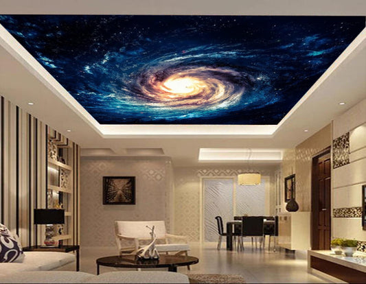 Avikalp MWZ3227 Sun Galaxy Stars HD Wallpaper for Ceiling