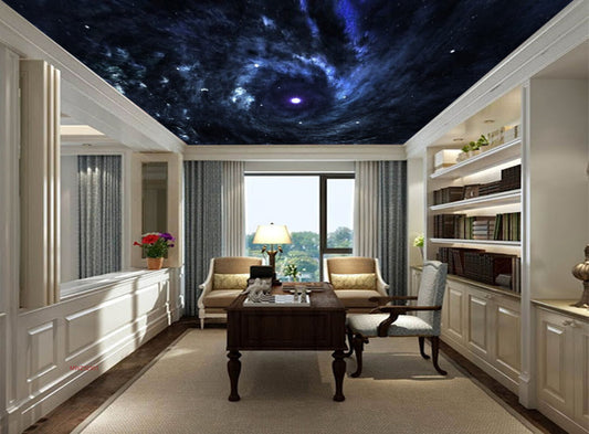 Avikalp MWZ3230 Space Stars Moon HD Wallpaper for Ceiling