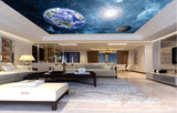 Avikalp MWZ3234 Space Stars Earth Moon Sun HD Wallpaper for Ceiling