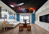 Avikalp MWZ3237 Earth Solar System Galaxy Sun Moon HD Wallpaper for Ceiling