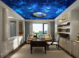 Avikalp MWZ3238 Global Earth Solar System HD Wallpaper for Ceiling