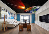 Avikalp MWZ3241 Earth Rocket Stars HD Wallpaper for Ceiling