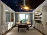 Avikalp MWZ3254 Solar System Sun Moon Earth HD Wallpaper for Ceiling