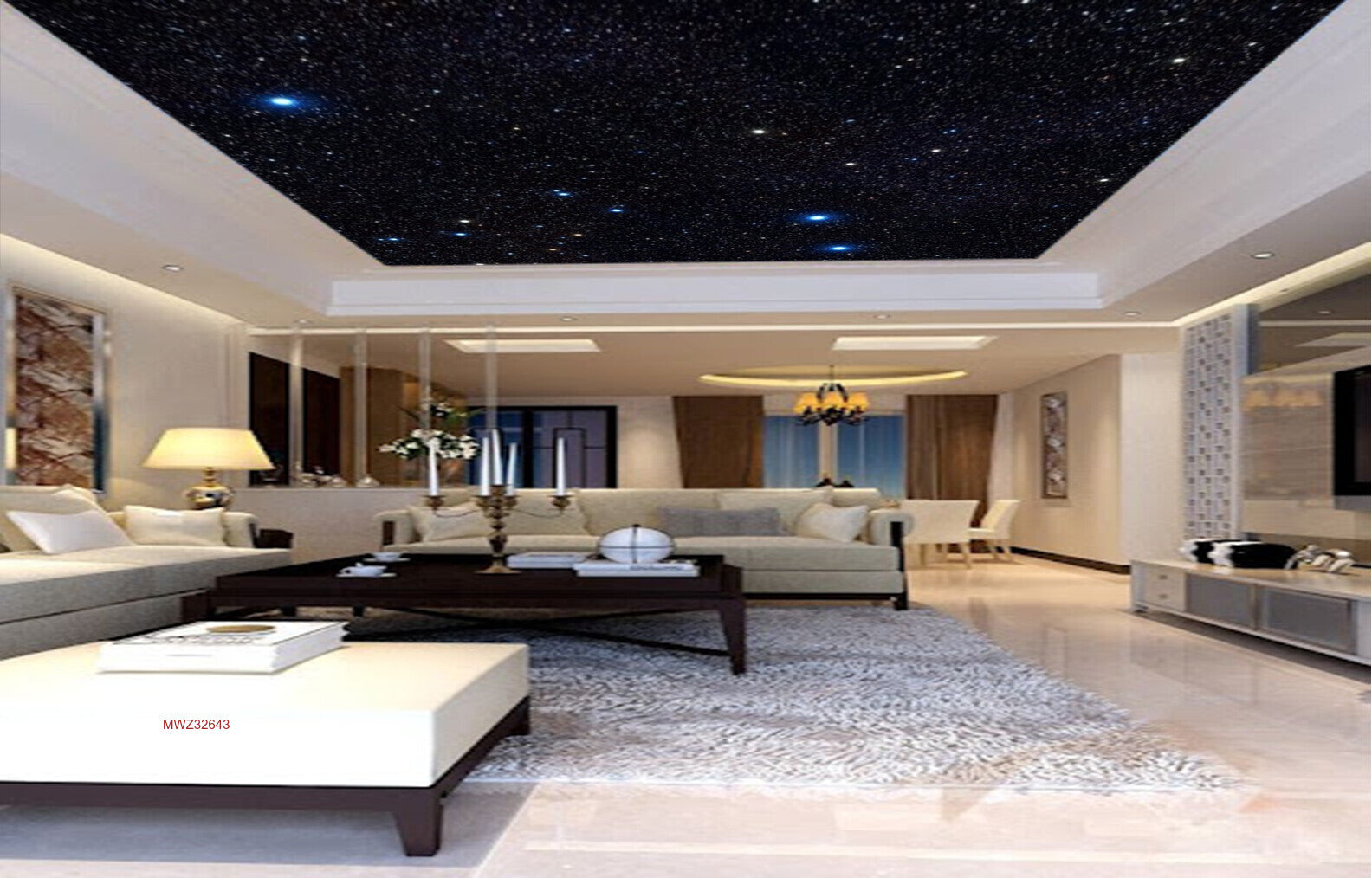 Avikalp MWZ3264 Stars Sky HD Wallpaper for Ceiling