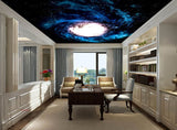 Avikalp MWZ3266 Blue Space Sun HD Wallpaper for Ceiling