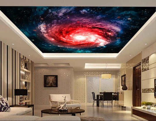 Avikalp MWZ3279 Sun Moon Stars Galaxy HD Wallpaper for Ceiling