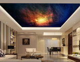 Avikalp MWZ3324 Sun Multi Coloured Space HD Wallpaper for Ceiling