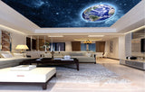 Avikalp MWZ3329 Space Stars Earth Globe HD Wallpaper for Ceiling