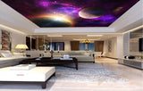 Avikalp MWZ3338 Solar System Globe Sun Earth Moon HD Wallpaper for Ceiling