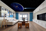 Avikalp MWZ3344 Earth Moon Stars HD Wallpaper for Ceiling